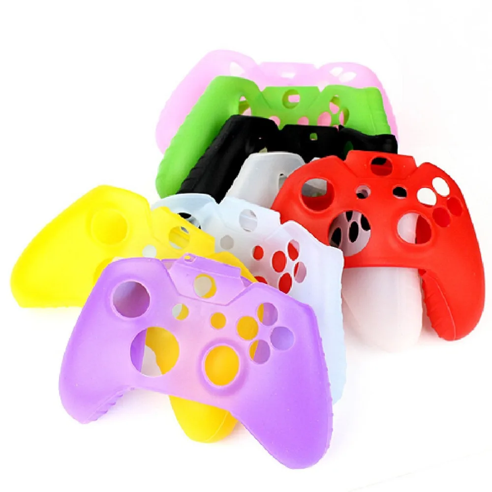 

High Quality 8 Styles 1 PCS Silicone Gel Rubber Case Skin Grip Cover For Xbox One Game Controller