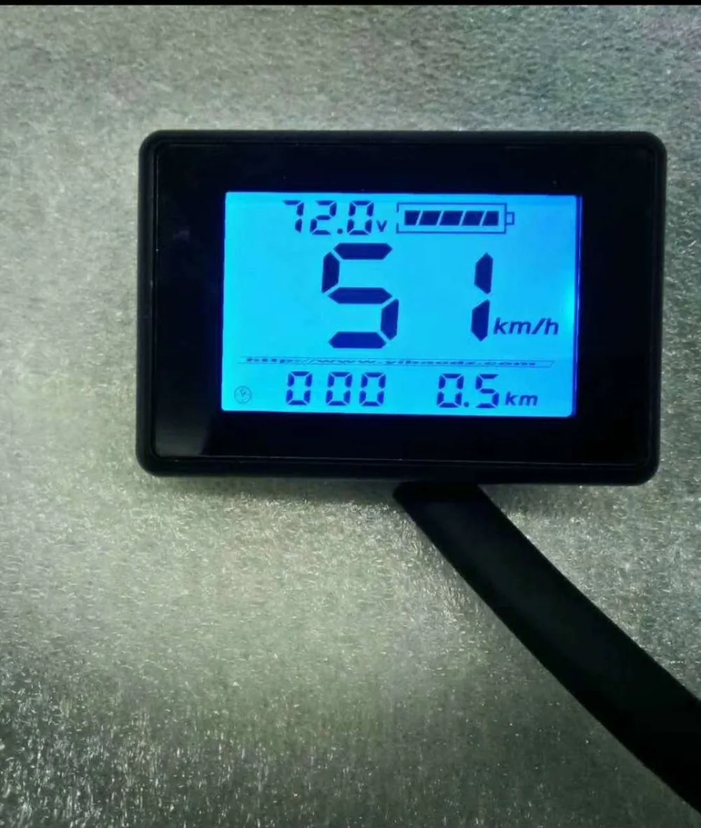 Спидометр измерительный прибор 48v60v72v ЖК-дисплей для электрического велосипеда скутер мобильность ATV MTB трехколесный велосипед с литиевой батареей ODO