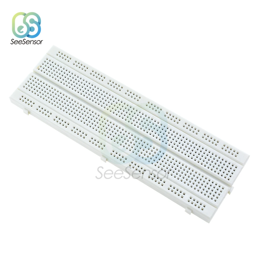 

Breadboard 830 Point Solderless PCB Bread Board MB-102 MB102 Test Develop DIY for Bus Test Circuit Board