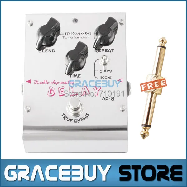 Biyang AD-8 Electric Guitar Bass Effect Pedal Double Chip Analog Delay True Bypass Brand New Biyang AD-8 Electric Guitar Bass Effect Pedal Double Chip Analog Delay True Bypass Brand New