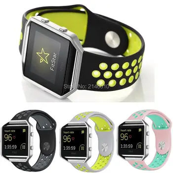 

New Replacement Sport Silicone Watch Strap Band + Frame For Fitbit Blaze Tracker