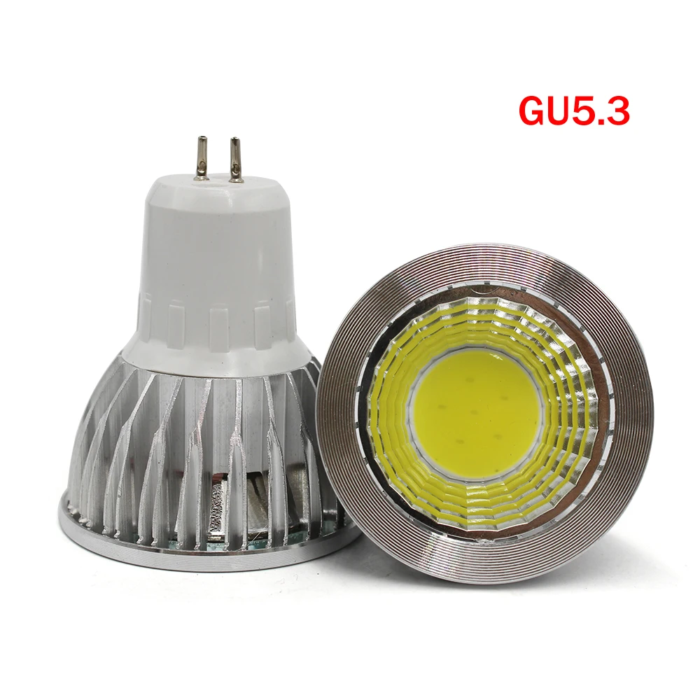 Светодиодная лампа GU10 светодиодная GU5.3 COB 220 В 9 Вт 12 15 18 Вт|Светодиодные лампы и