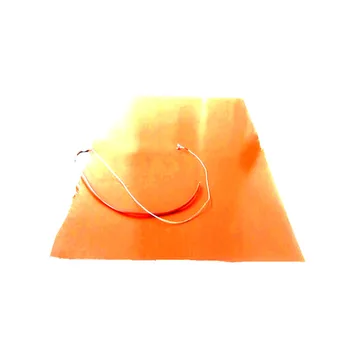 

1100*1100*1.5mm 220v 3000w big size silicone heat bed for 3d printer K type thermocouple 1000mm lead out from middle of 1 side