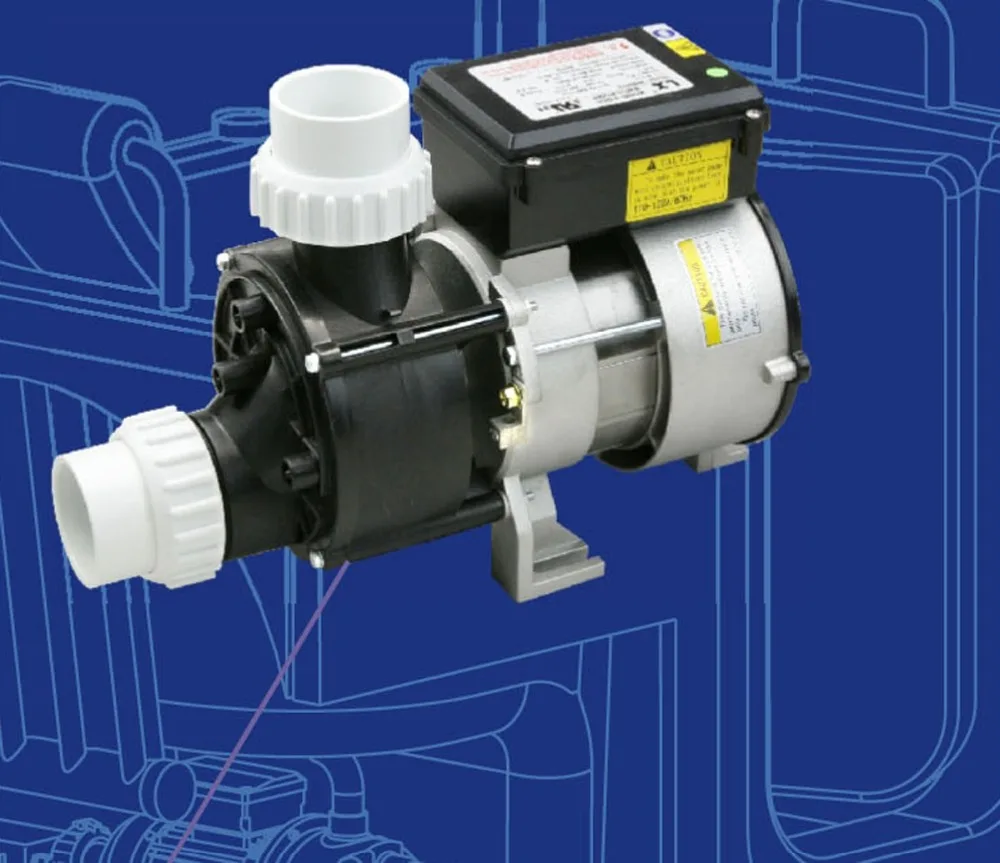 Whirlpool Hot Bath Tub Jet Hydro Massage Pump Kit & Air Button 5.5Amp