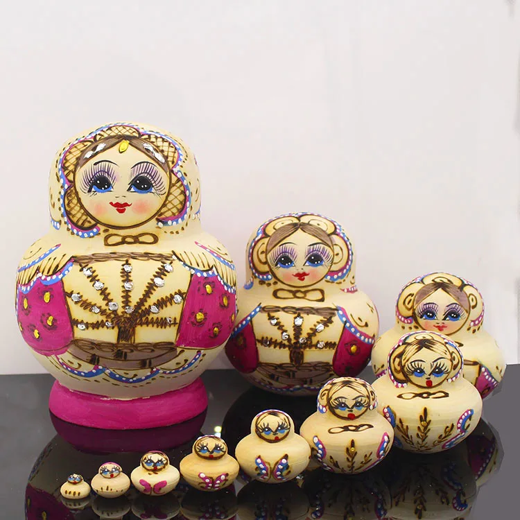 hand painted nesting dolls