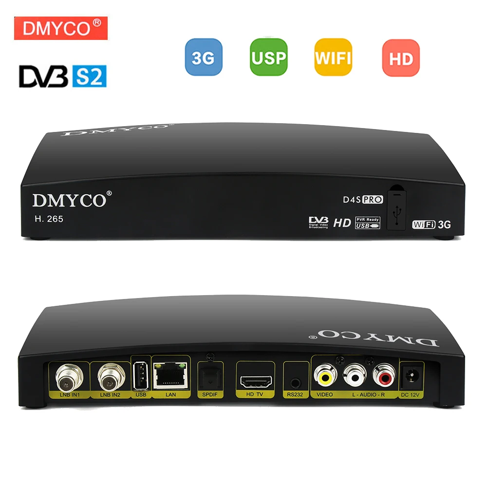 DVB S2 Satellite font b Receiver b font D4S PRO Receptor HD FTA font b TV