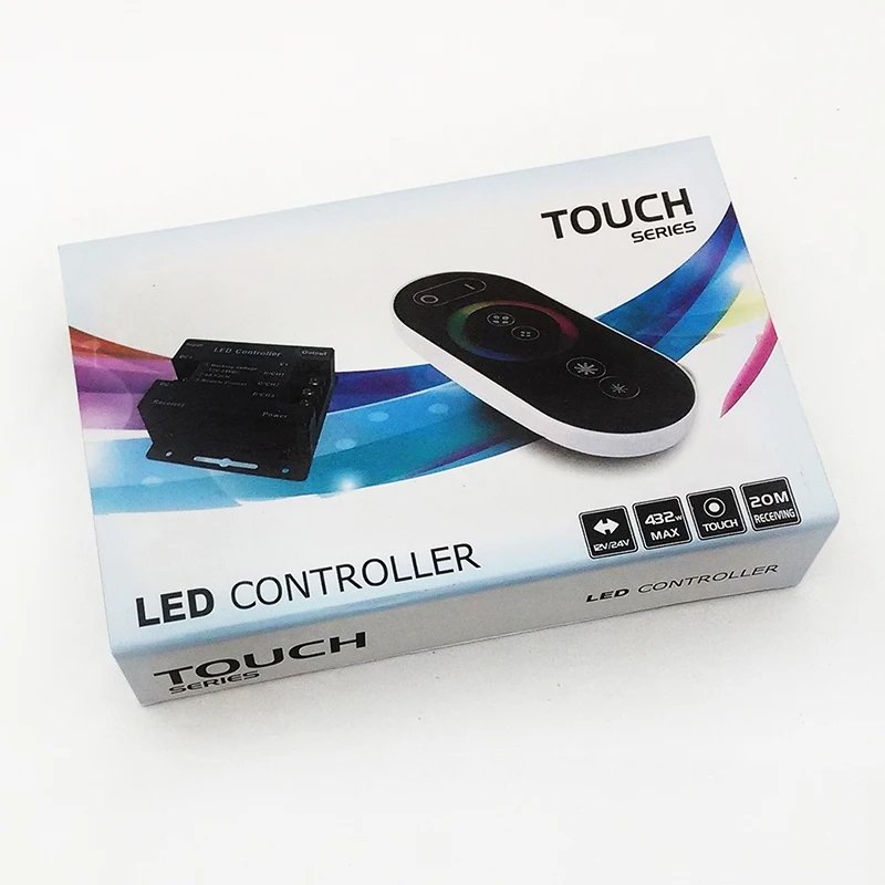 DC12-24V 18A RGB led контроллер сенсорный экран RF пульт дистанционного управления для светодиодной ленты/лампы/светильник