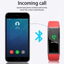 Bluetooth 4,0 умный браслет с 0,96 OLED цветным экраном IP67 водонепроницаемый монитор сердечного ритма шагомер спящий для Android iOS