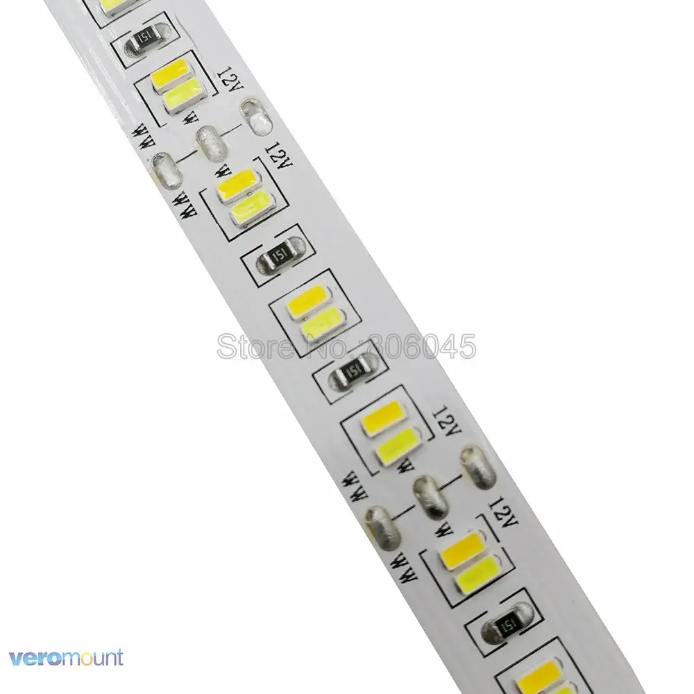 5 м 12 в 3014 SMD светодиодная лента 216 светодиодный/м двойной белый цвет температура регулируемая гибкая светодиодный лента CW/полоса ww IP20 не водонепроницаемый