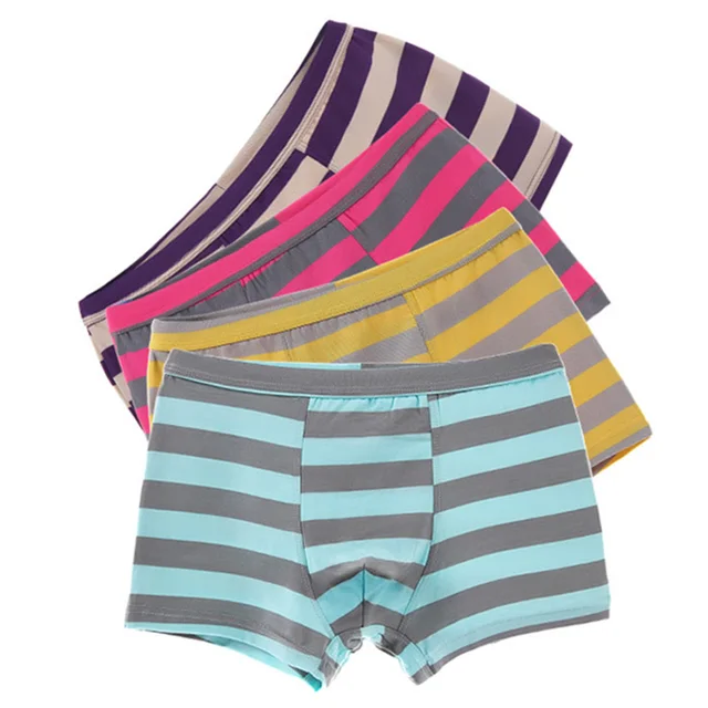 4 14 Yrs High Quanlity Modal Fabric Boxer Briefs for Boy Knit Boxers
