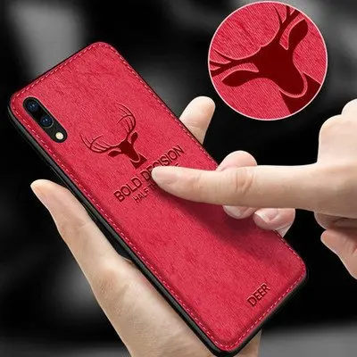 

Fabric Phone Cloth Deer Case for Huawei Y5 Y6 Y7 Prime 2018 P Smart Y9 2019 Fabric Cases Honor 10i 20i 8X 8A 8C 8S 7A 7C Bumper