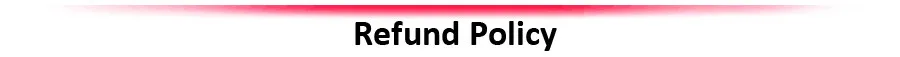 Refund Policy