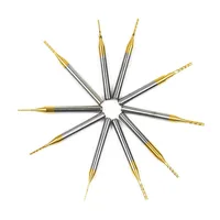 כרסום cnc קאטר 10 טיטניום מעיל החדש 1.5mm קרביד מיל סוף Bits חריטה CNC רוטרי Burrs סט תירס כרסום קאטר PCB Bits נתב (2)