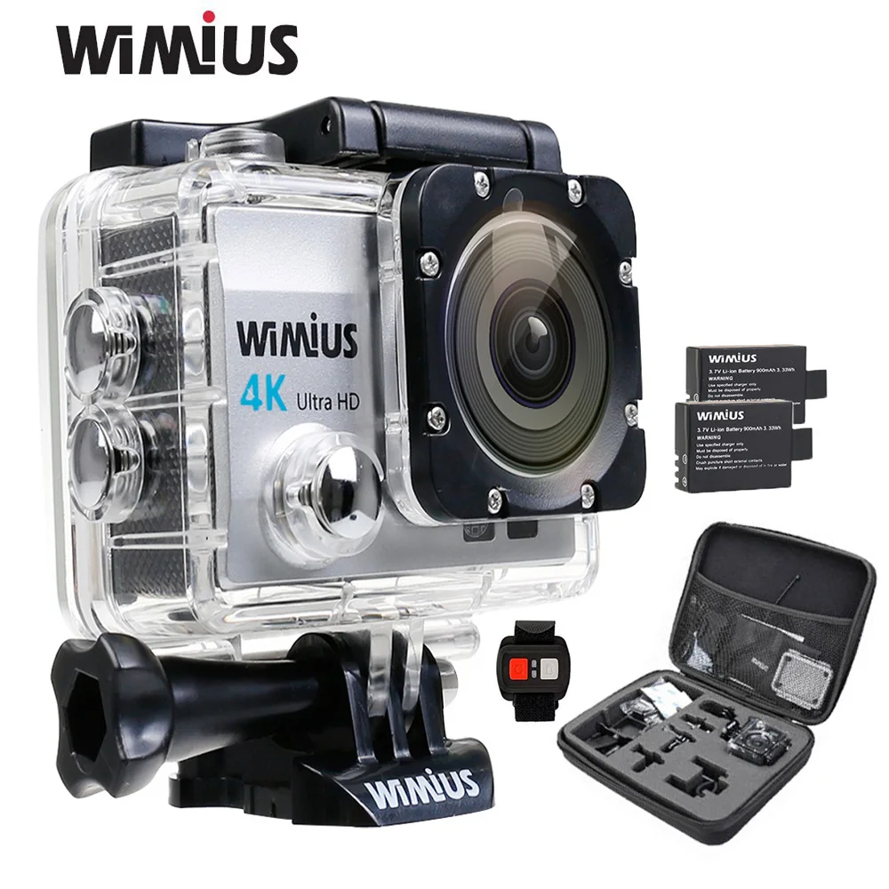 Prix pour Wimius q3 action sport caméra 2.0 pouce 4 k full hd 16mp aller Étanche 40 M Pro Accessoires Kit + 2 Batteries + 2.4G À Distance contrôle Prix pour Wimius q3 action sport caméra 2.0 pouce 4 k full hd 16mp aller Étanche 40 M Pro Accessoires Kit + 2 Batteries + 2.4G À Distance contrôle