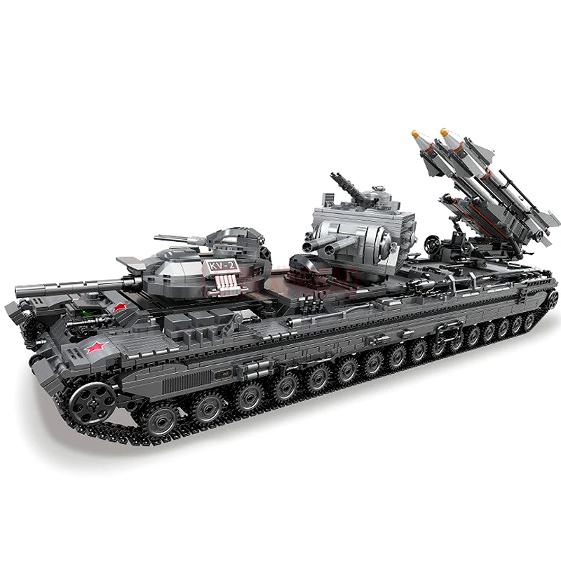 Набор с резервуаром для KV 2 XingBao 06006 творческие военные наборы MOC Обучающие блоки