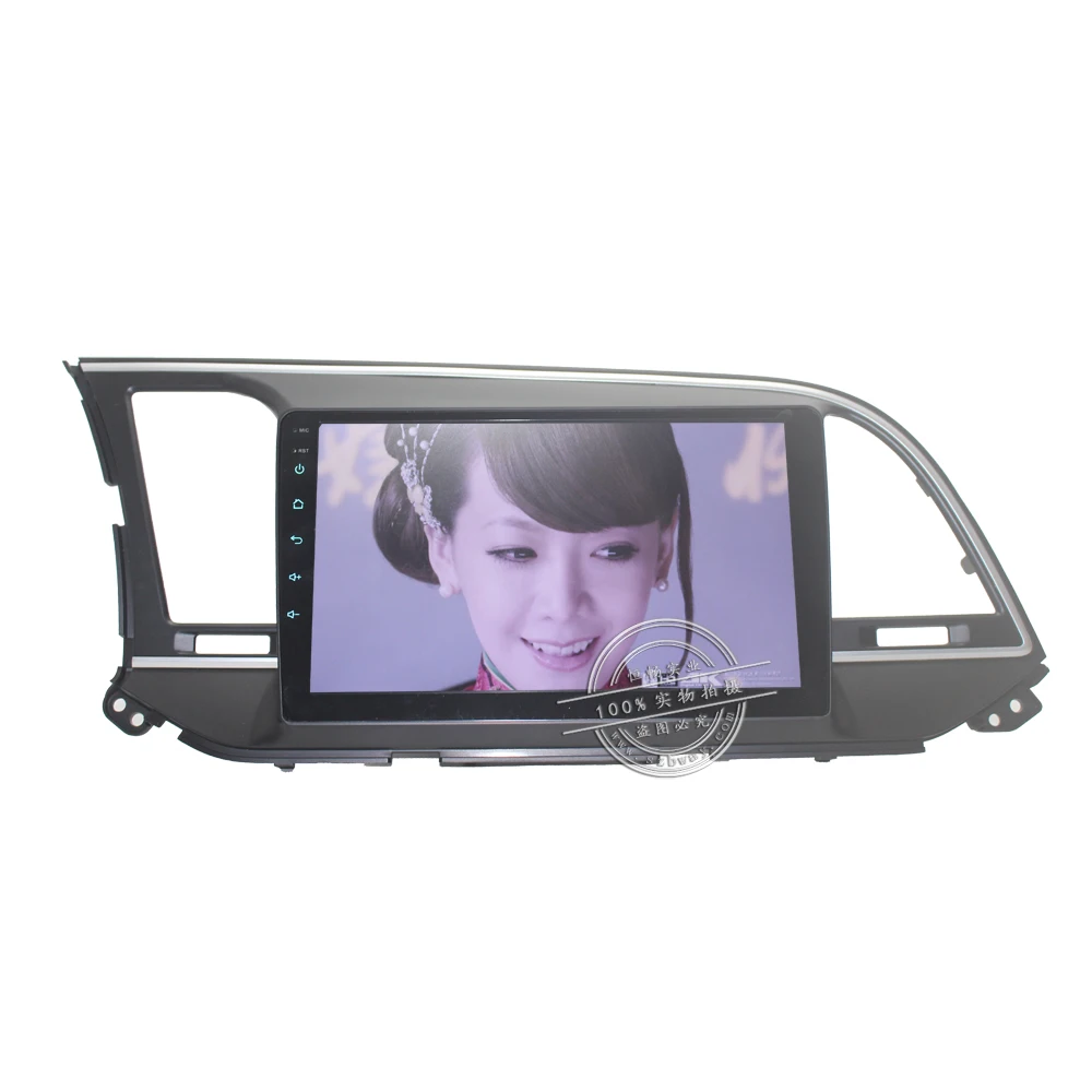 Excellent HANG XIAN 9" Android 8.1 Octa 8 Core 2G RAM 32G ROM Car DVD Player for Hyundai Elantra 2016 Car Radio GPS Navigation BT WIFI Map 2