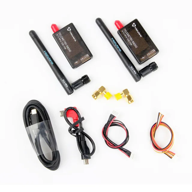 

Holybro 433Mhz 915Mhz 500mW Transceiver Radio Telemetry Set V3 for PIXHawk 4 Flight Controller - 915MHz