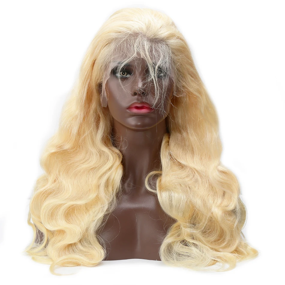 Luvin объемная волна 13x4 Синтетические волосы на кружеве al парик 8-26 дюймов 613 блондинка бразильский Реми человеческие волосы Синтетические волосы на кружеве парики для Для женщин длинные парики шнурка