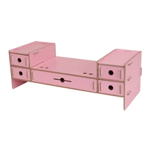 5 ящиков монитор Стенд стояк Настольный органайзер с клавиатурой слот для хранения для офиса школьные принадлежности