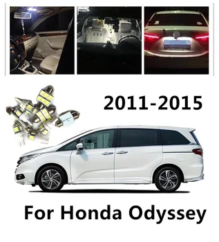 

LOAUT 10pcs White Car LED Light Bulbs Interior Package Kit For HONDA ODYSSEY 2011-2015 Dome Lights Map COURTESY TRUNK light