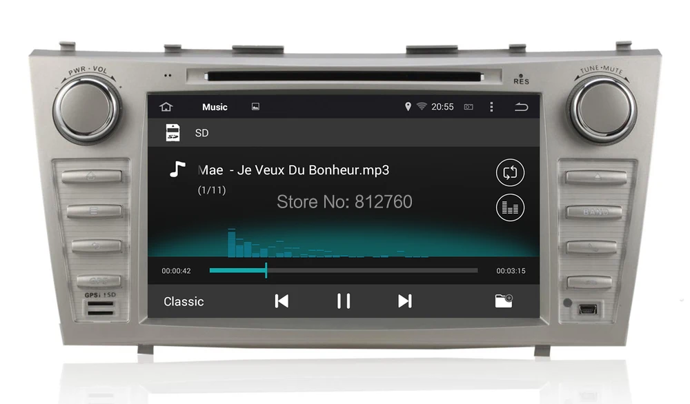 Excellent Octa Core HD 1024X600 Android 8.1 Car DVD Player For Toyota Camry 2007 2008 2009 2010 2011 GPS Navigation Radio BT Stereo system 7 Excellent Octa Core HD 1024X600 Android 8.1 Car DVD Player For Toyota Camry 2007 2008 2009 2010 2011 GPS Navigation Radio BT Stereo system 7
