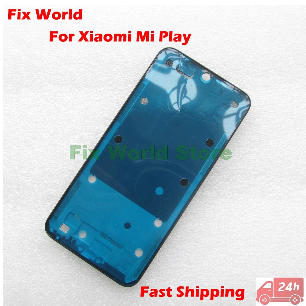

Original New LCD Front Frame For Xiaomi Mi Play Front Housing Middle Frame Bezel LCD Supporting Frame For MiPlay