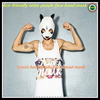 

Hotsale Panda Mask Party Cospaly Halloween Costume Mask Theater Prop Novelty Latex Rubber Pandamaske CRO New Style free shipping