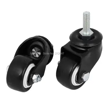 

Office Computer Chairs 8mm Thread Stem 1.5 Dia Rubber Swivel Caster Wheel 2pcs
