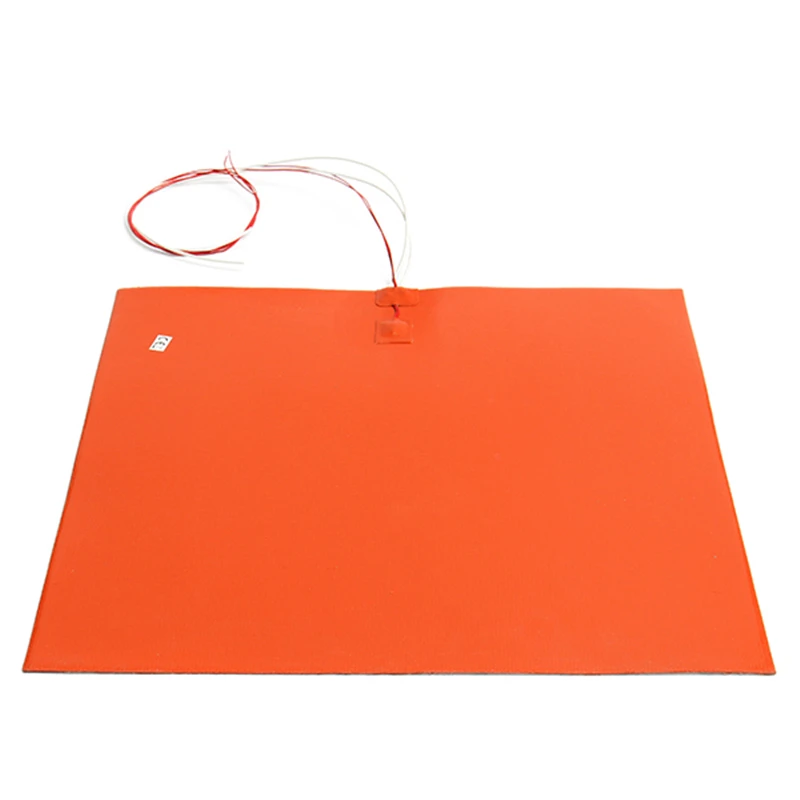 

NEW 220V 750W Thermostor Silicone Heating Pad Heating Mattress For 3D Printer Heated Bed 40x40CM