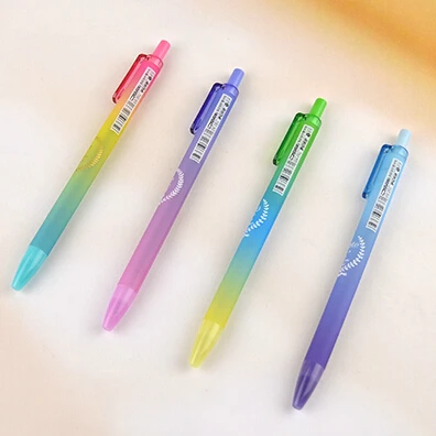 

4pcs/lot premium eco-friendly 0.5mm gel pens needle tip excellent writing high quality stationery DS-051