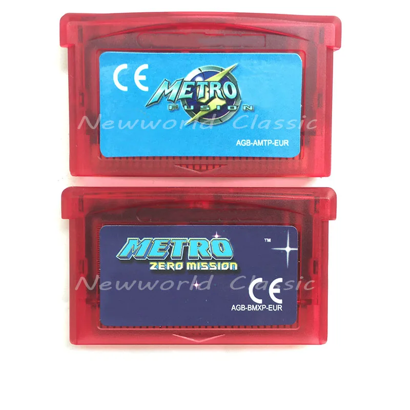 

Meto Fusion Zero Misio EUR Version Multiple ENG/FRA/DEU/ESP/ITA language for 32 Bit Video Game Cartridge Console Card Red Shell