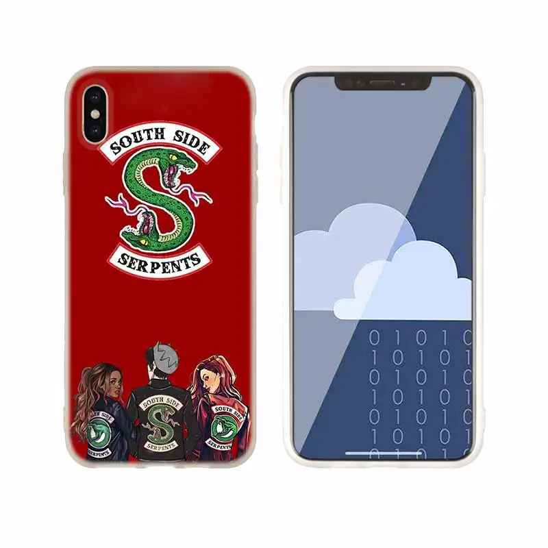 as the picture 02 Чехол для телефона s силиконовый мягкий чехол для iPhone 11 Pro X XS Max XR 6 6S 7 8 Plus 5 4S SE Американский ТВ ривердейл Funda Etui чехол - Цвет: as the picture 02