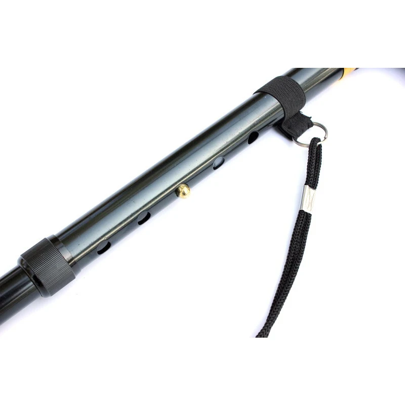 Cleye nueva llegada hombre senderismo caña de aleación de aluminio plegable ajustable telescópico bastón telescópico Camping viaje Baton
