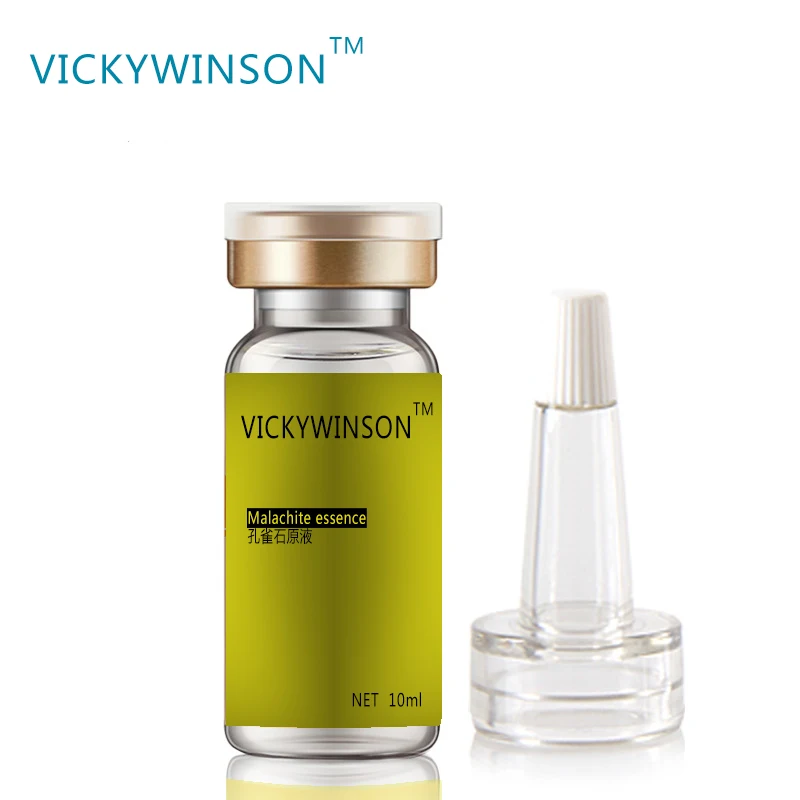 

VICKYWINSON natural Malachite toner face serum extract essence skin Detox Whitening Moisturizing lead face skin care 10ml