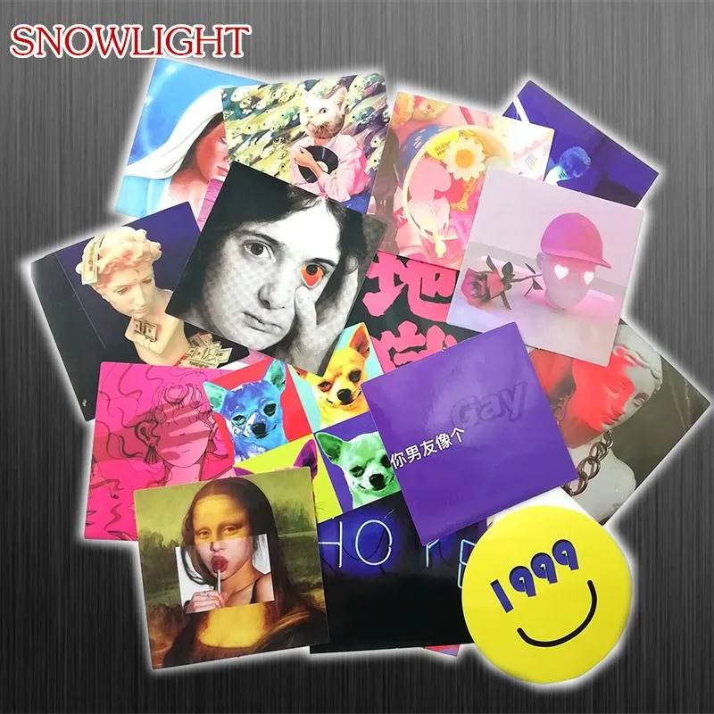 20pcs/lot Not Repeat Fashion Art Ins Style Sticker For Notebook Bike Luggage  Graffiti Waterproof DIY  Sticker
