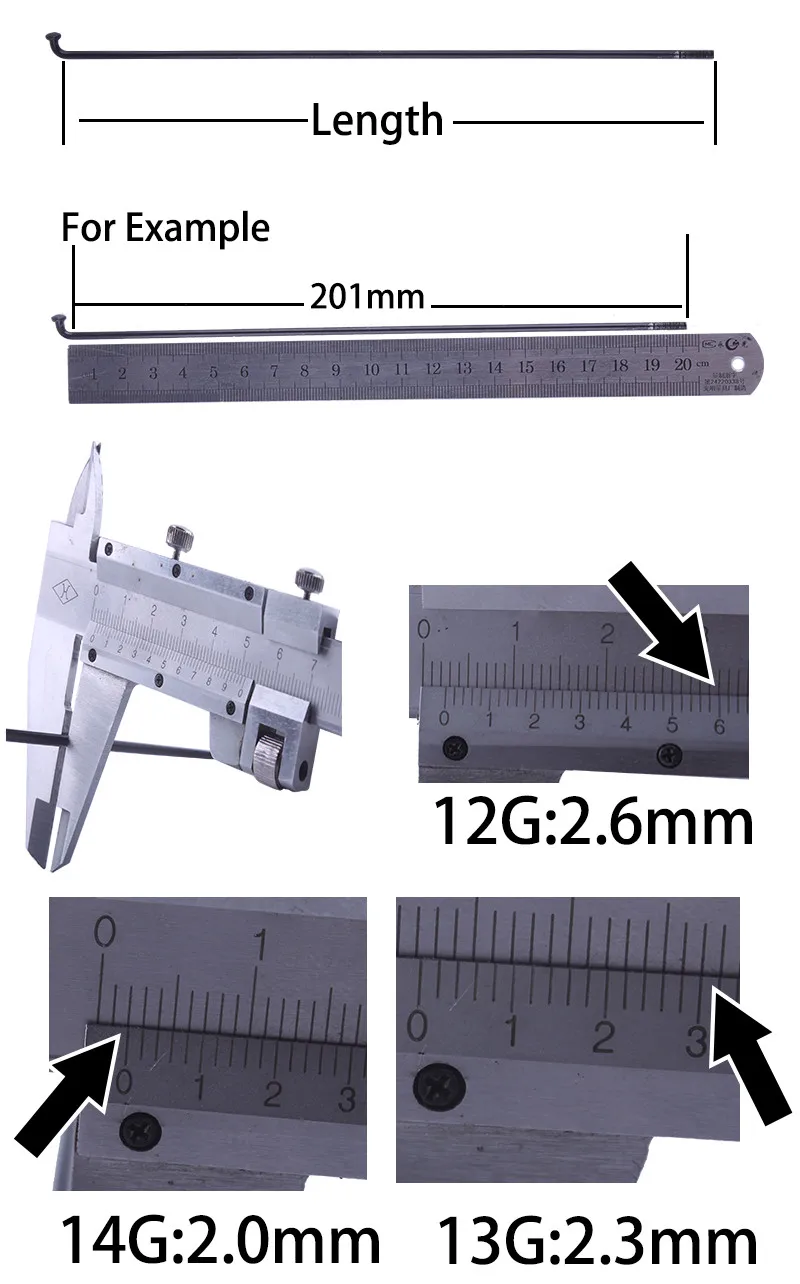 Спицы радиуса спицы, спицы, спицы из нержавеющей стали, 12 г, 13 г, 14 г, черные, серебристые, для велосипеда, электрический велосипед, медная соска
