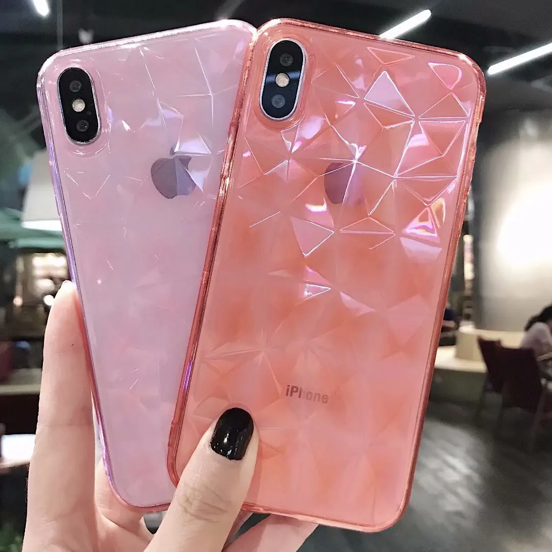 

Soft Clear Silicone Case for Huawei P20 P10 P30 P8 Lite Pro Honor 8A 8C 8X 7A 7C 7S 10i 9 10 20 Lite 3D Diamond TPU Cover
