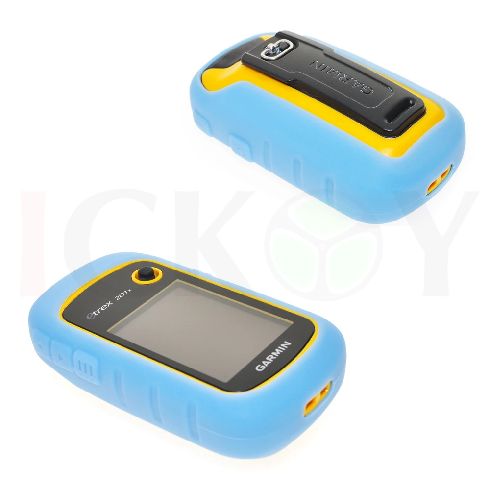 

Outdoor Hiking Handheld GPS Protect Light Blue Silicon Rubber Case for Garmin GPS Navigator eTrex 10 20 30 10x 20x 30x 201 201x