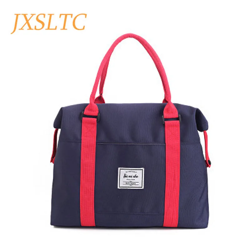 

Women Fashion Travel Bags Large Capacity Luggage Canvas Shoulder Bags Clothes Organizer Weekend Multifunctional Tote Bags