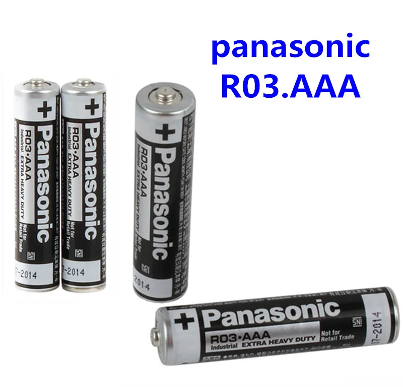 

4PCS Panasonic R03 1.5V AAA Battery Alkaline Batteries No Mercury Dry Battery For Electric Toy Flashlight Clock Mouse