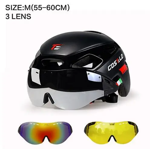 

Costelo Cycling Light Helmet MTB Road Bike Helmet Speed Airo RS Ciclismo Goggles Safe Men Women's helmets