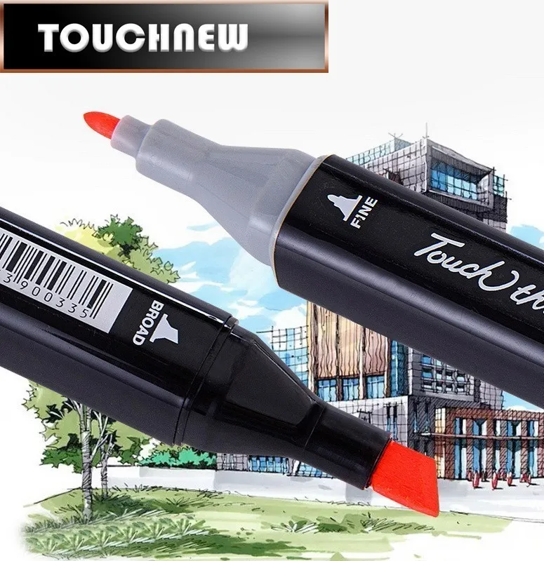 

On saleMarker pen set 30 color -80 color student manga anime design special alcohol oily double-head brush