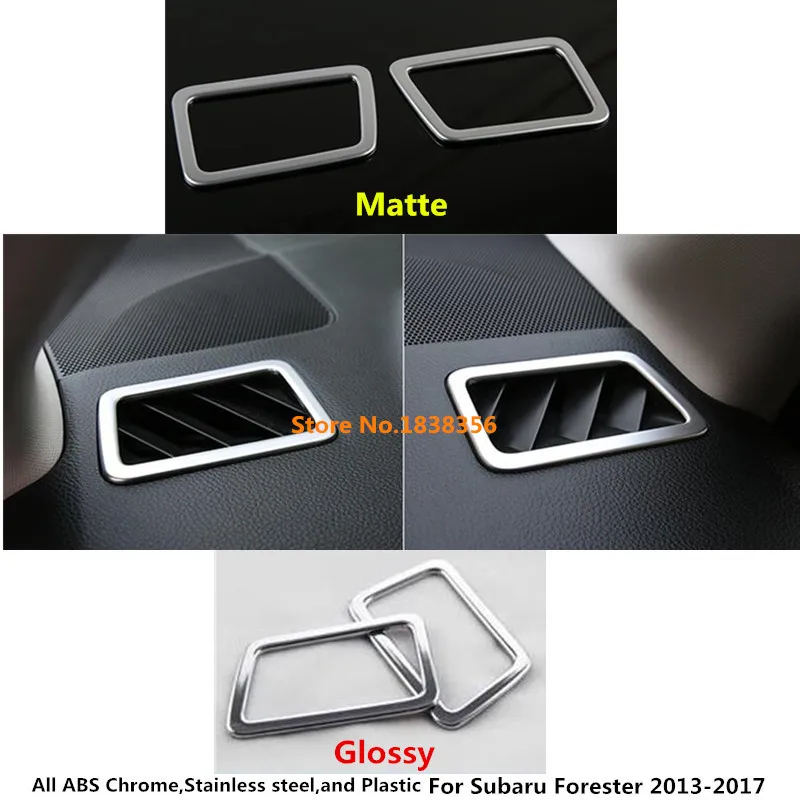 For Subaru Forester 2013 2014 2015 2016 2017 car garnish cover detector trim ABS chrome front