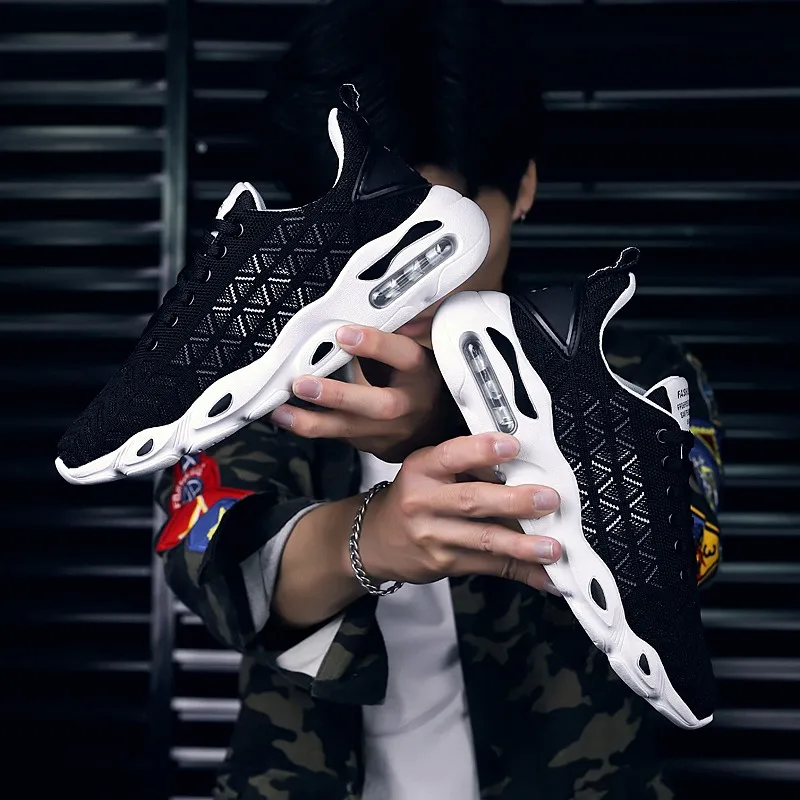 

Summer Shoes Breathable Air Cushion Casual Sneakers Men Krasovki Fashion Tenis Masculino Chaussure Homme Respirant Eau Baskets