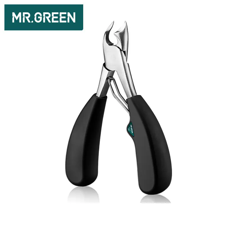 Günstige MR. GRÜN Kappe Neue Professionelle Edelstahl Maniküre Trimmer Kunst Zangen Häutchen Schere Nagel Clipper Die Nagel Cutter