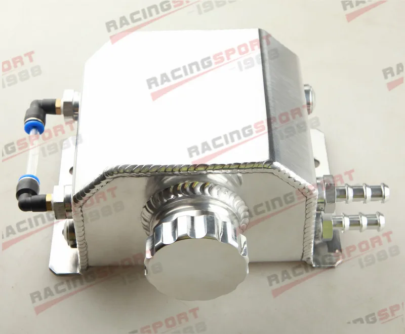 

Universal 1L Coolant Radiator Overflow Recovery Water Tank Bottle Aluminum