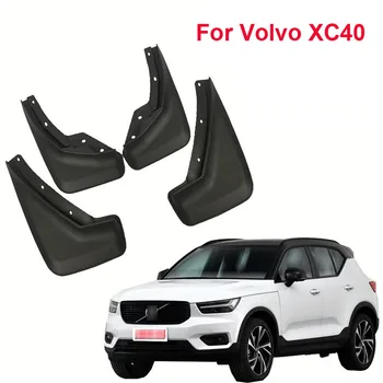 

Tommia For Volvo XC40 Car Mud Flaps Splash Guard Mudguard Mudflaps 4pcs ABS Front & Rear Fender