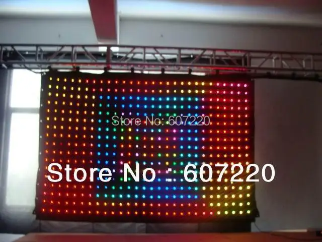 Светодиодный видео занавес СВЕТОДИОДНЫЙ дисплей P9 2 м * 3 DJ эффект света свадебные