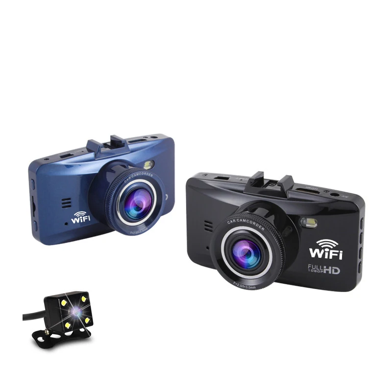 Wi Fi 2 7 дюймов камера 1080p Full HD Автомобильная регистратор приборная панель ЖК экран