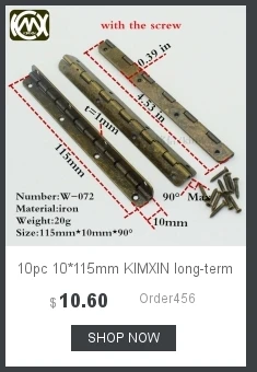 18*175mm 10 pc 180 Graus Dobradiças para